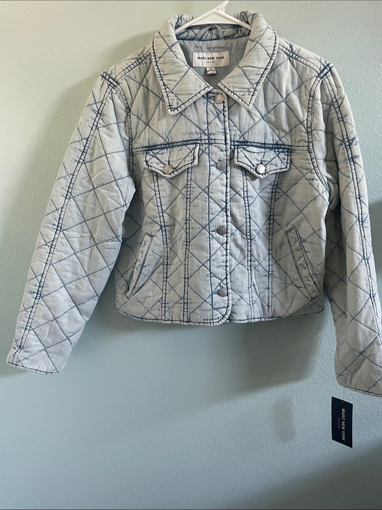 Marc New York Jackets & Blazers - Marc New York Quilted Light Blue Denim Jacket